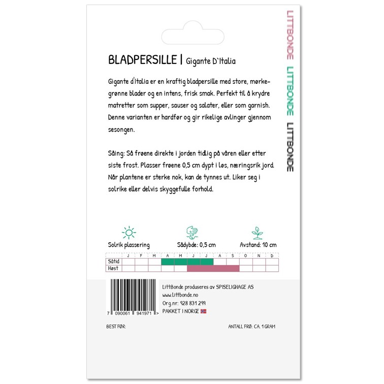 BLADPERSILLE - Gigante D`Italia - Bilde 3