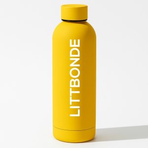 LITTBONDE - Drikkeflaske | Butter yellow (500ml)