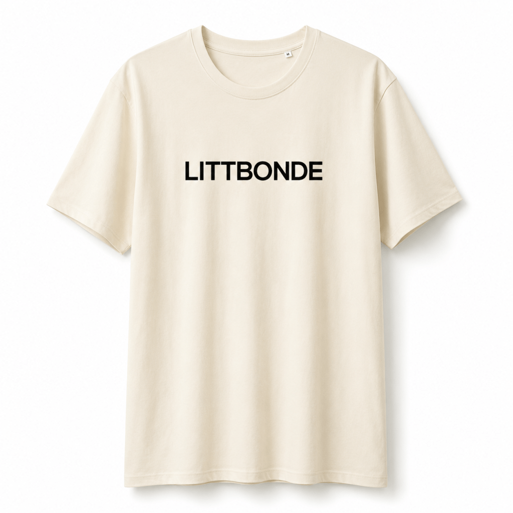 LITTBONDE® – T-skjorte – Unisex (beige)