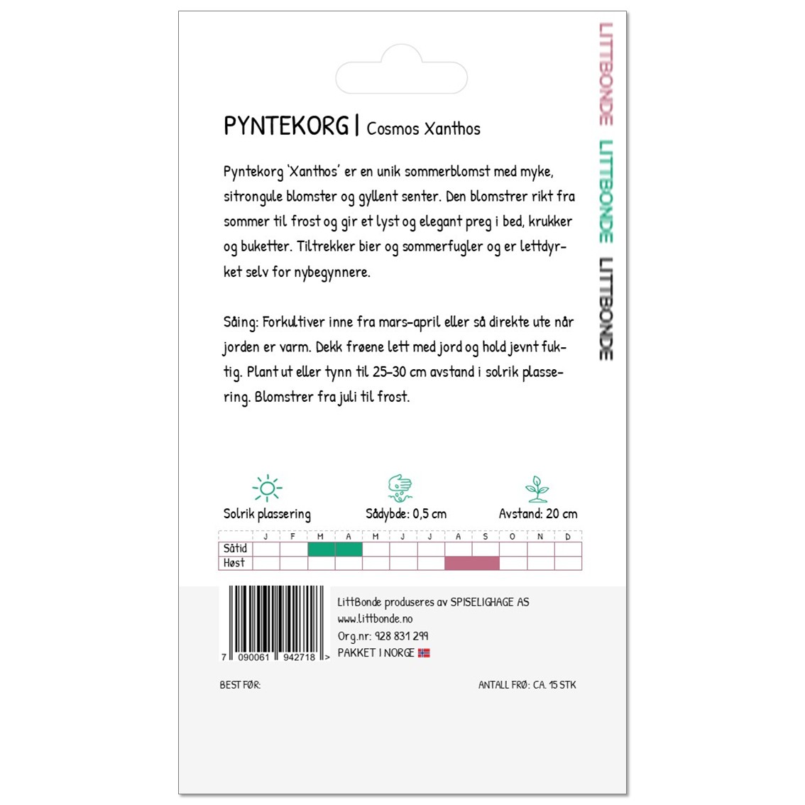 PYNTEKORG- Cosmos «Xanthos» - Bilde 3