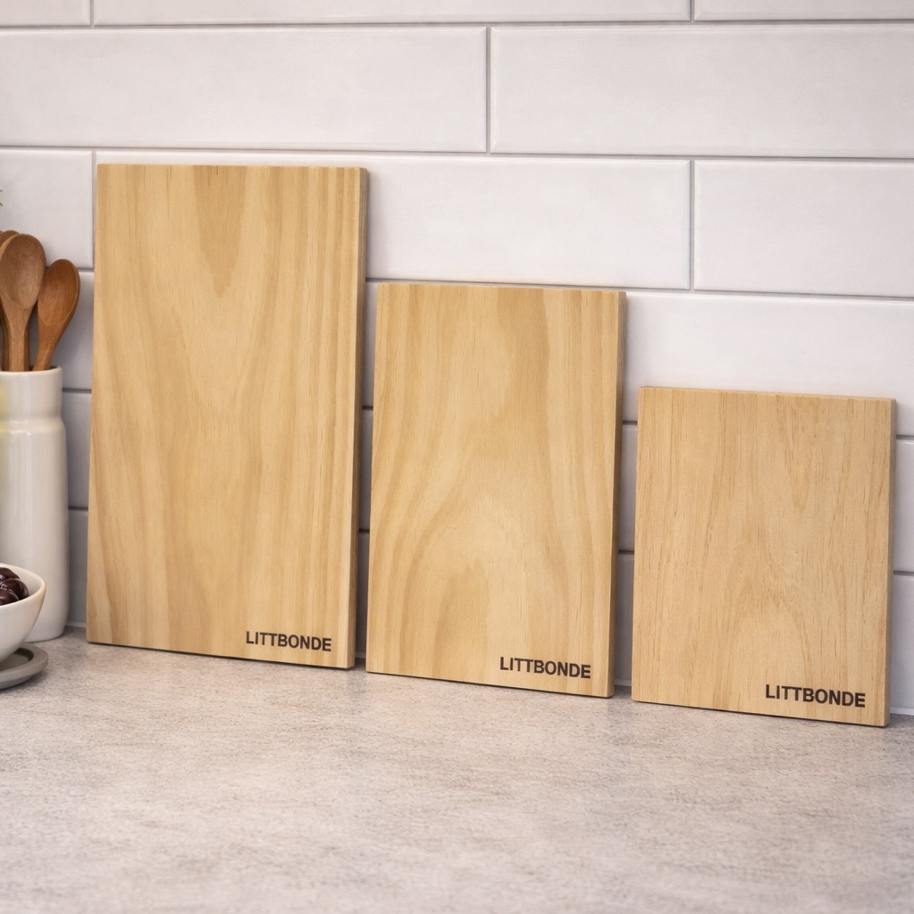 LITTBONDE® - Accoya skjærefjøl 20 x 20 cm - Bilde 3