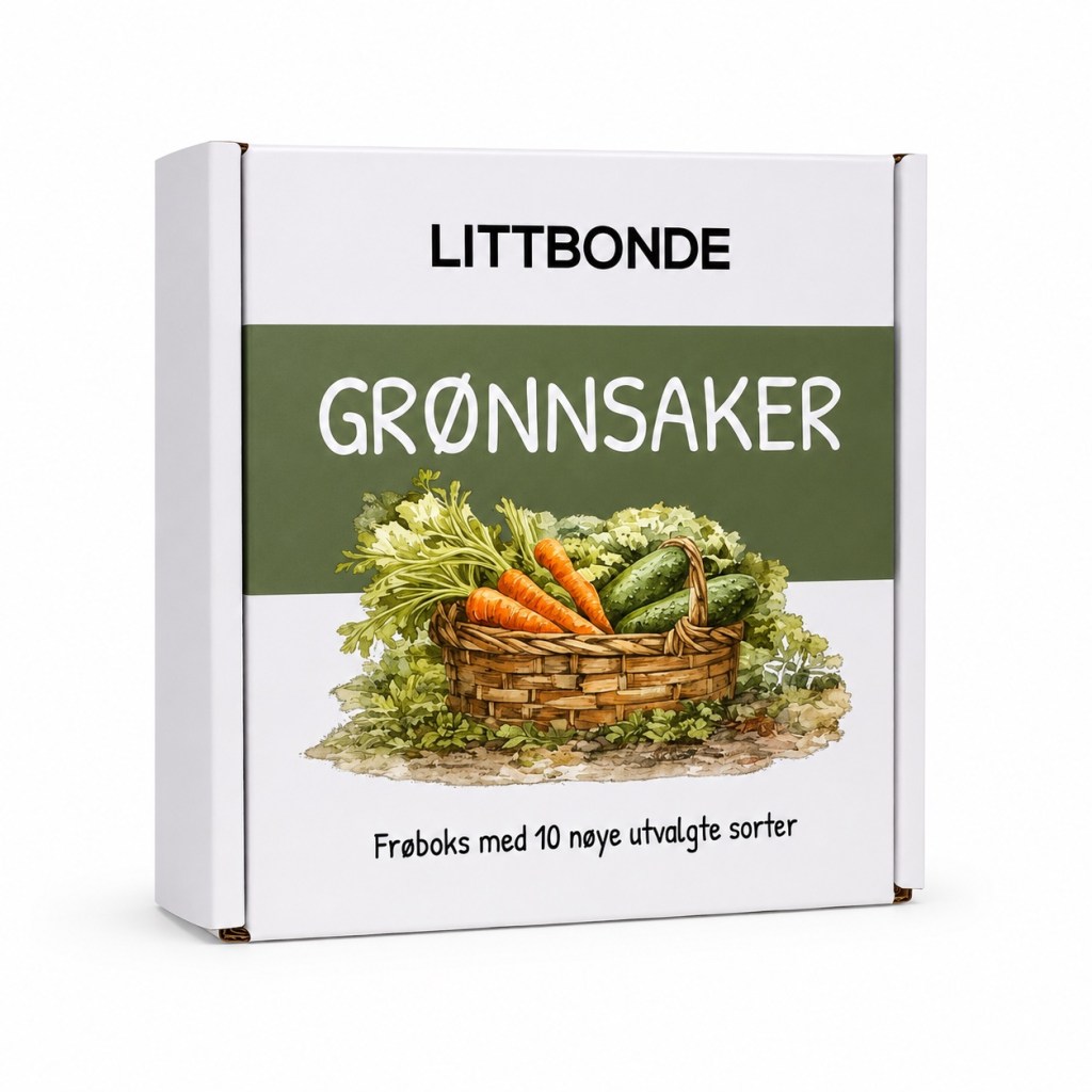 LITTBONDE FRØESKE – GRØNNSAKER